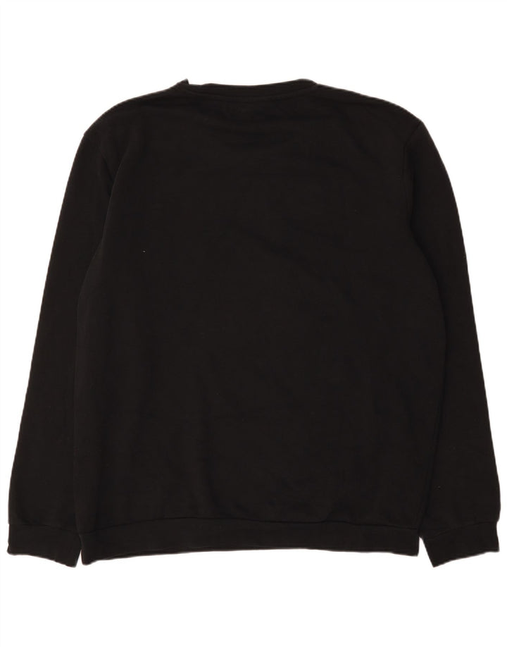 Pulover grafic pentru bărbați Kappa 2XL bumbac negru