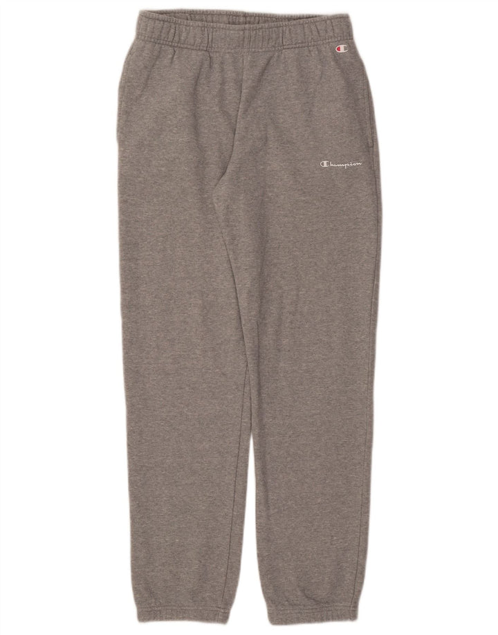 Pantaloni de trening pentru bărbați CHAMPION Pantaloni de jogging Bumbac gri mic