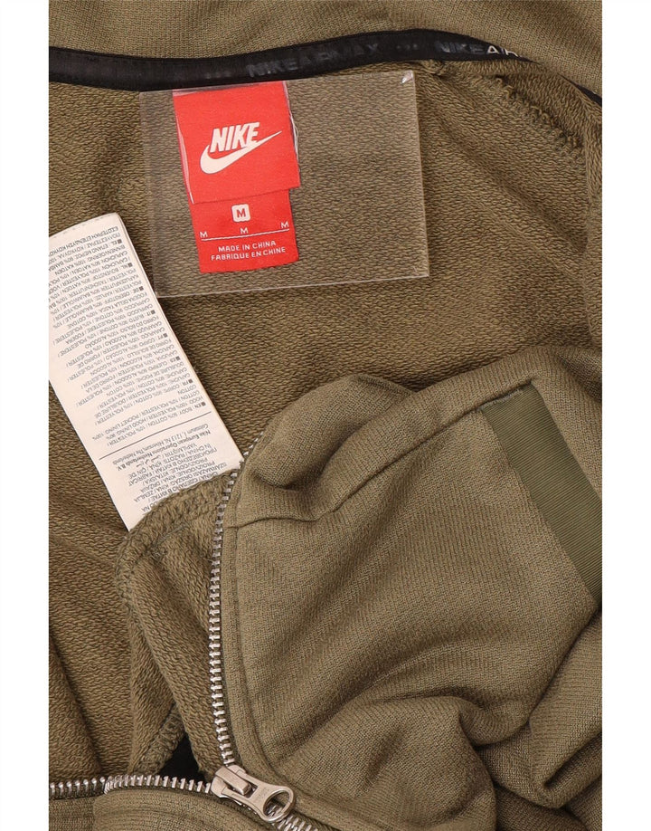 Pulover Nike Graphic Zip pentru bărbați, bumbac mediu kaki