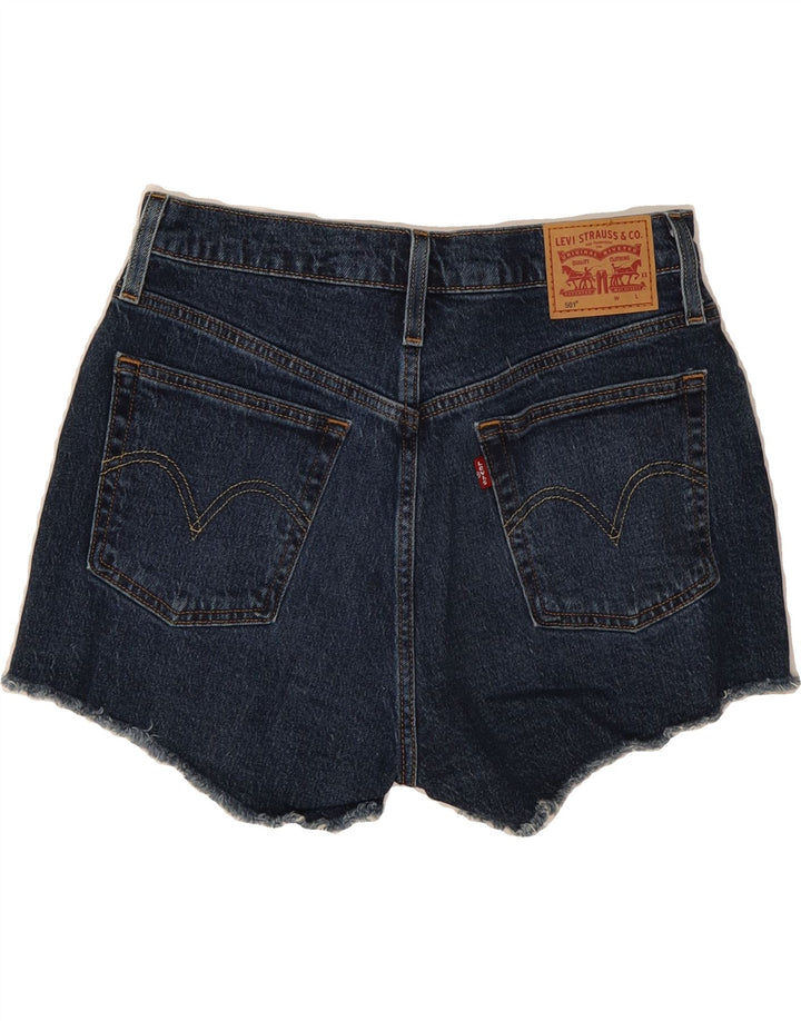 LEVI'S Womens 501 Denim Shorts W28 Medium Blue Cotton Vintage Levi's and Second-Hand Levi's from Messina Hembry 