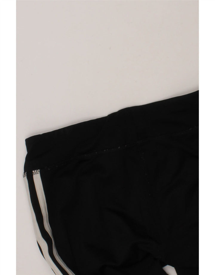 ADIDAS Girls Leggings 11-12 Years  Black Polyester Vintage Adidas and Second-Hand Adidas from Messina Hembry 