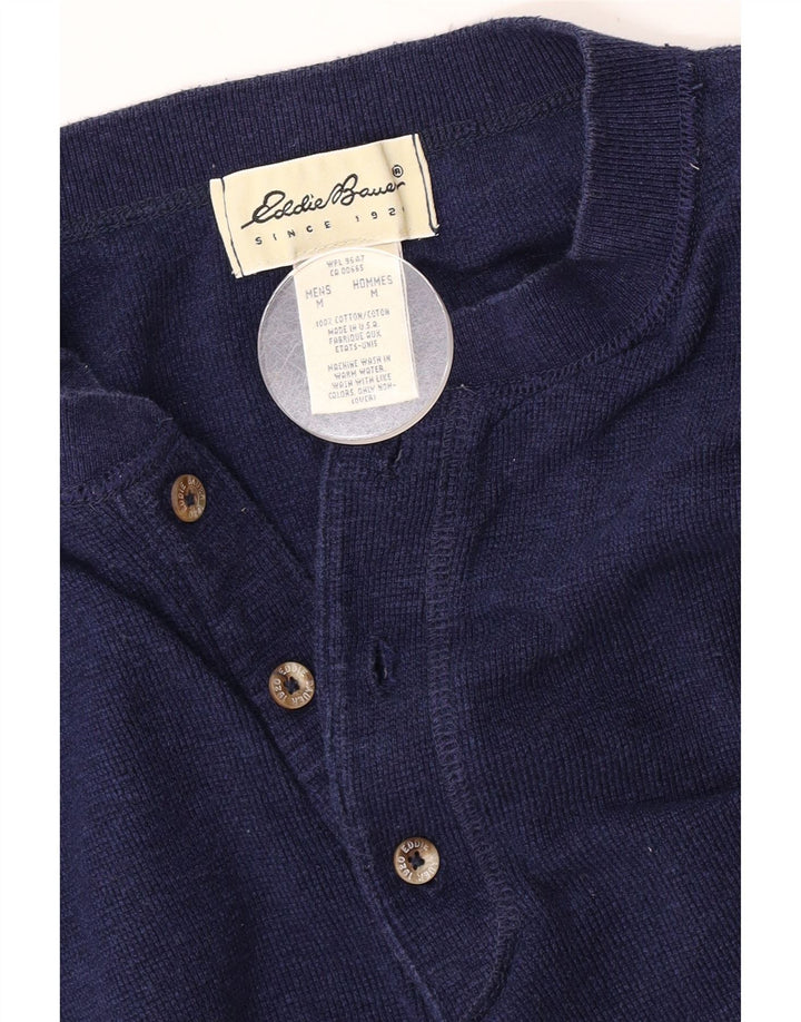 Eddie Bauer pentru bărbați, top cu mânecă lungă, cu mânecă lungă, medie, bleumarin, bumbac