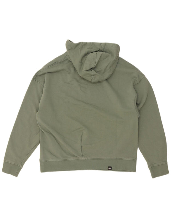 Pulover Puma pentru femei, UK 14, bumbac verde mediu