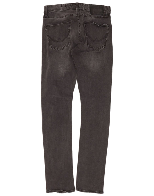 Blugi slim pentru bărbați Superdry W29 L32 bumbac gri