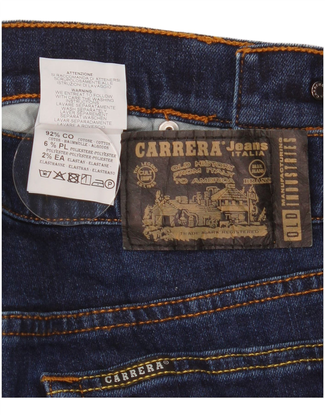Blugi Carrera 710 Regular Slim pentru bărbați IT 46 Mici L31 L33 Bumbac bleumarin