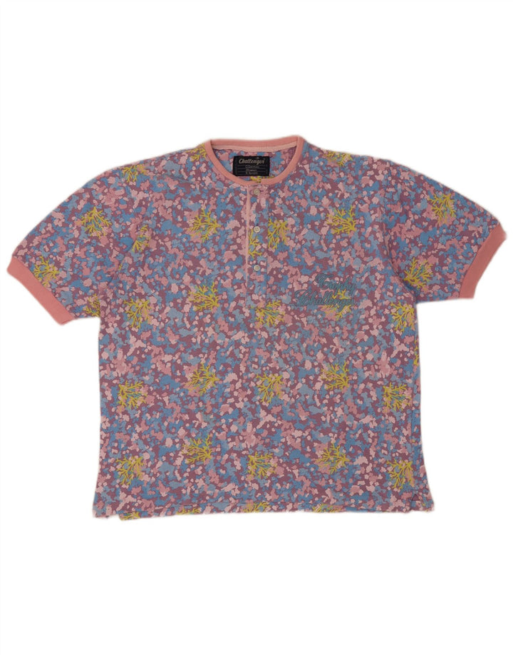 Tricou pentru bărbați Challenger Top XL Multicolor Floral Bumbac