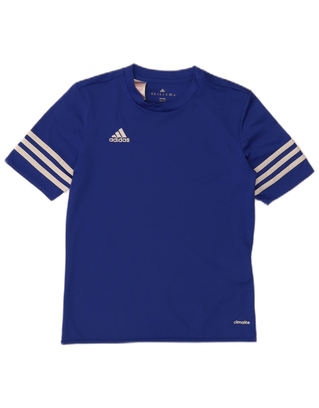 Tricou Adidas Climalite pentru baieti Top 11-12 ani mare poliester albastru