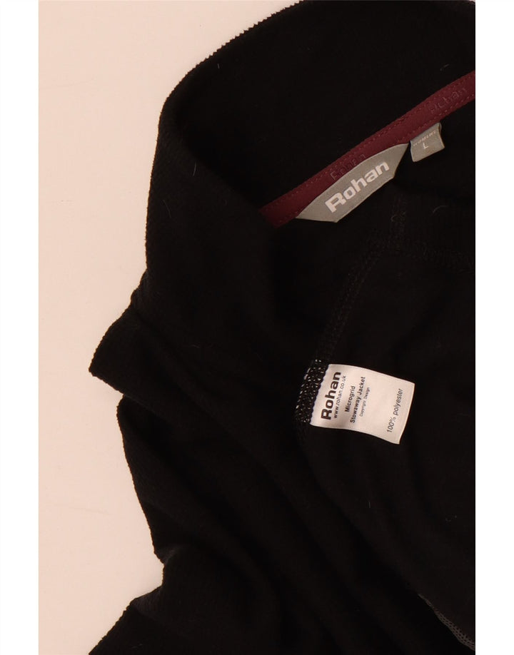 Jachetă de trening pentru femei Rohan UK 16 Poliester negru mare