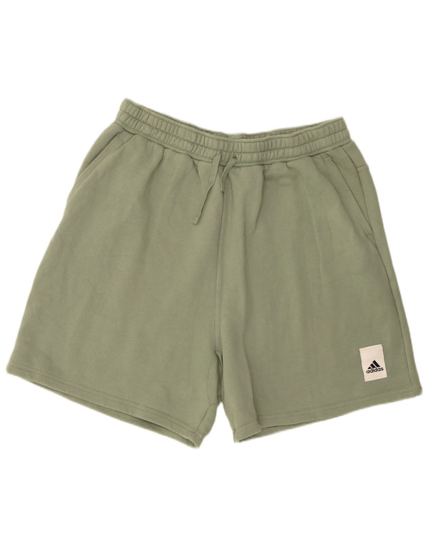 Pantaloni scurți sport pentru bărbați Adidas 2XL, bumbac verde