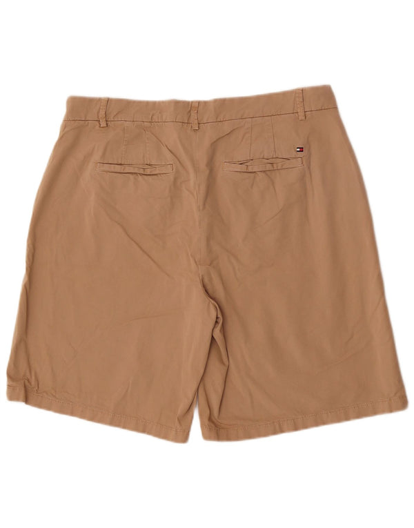 Pantaloni scurti chino Tommy Hilfiger pentru femei UK 16 Large W34 Brown Bumbac
