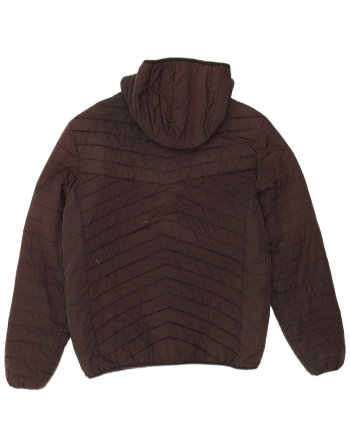 Jachetă căptușită cu glugă Diadora pentru bărbați UK 42 XL poliester negru