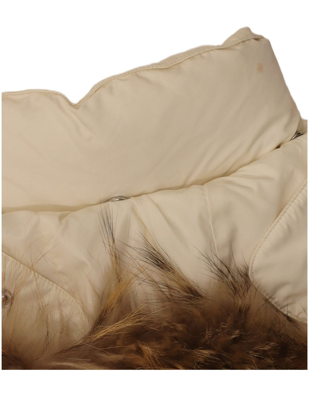 Palton căptușit cu glugă Diadora pentru femei UK 14 Poliester alb mediu mediu