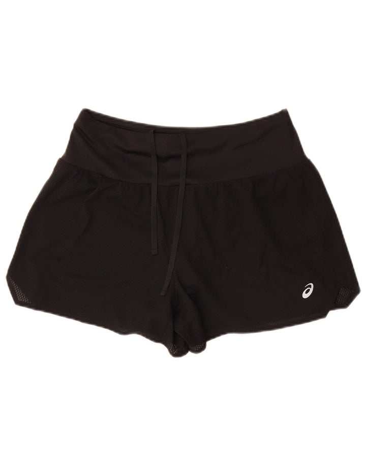 Pantaloni scurti sport Asics pentru femei UK 12 Poliester mediu negru