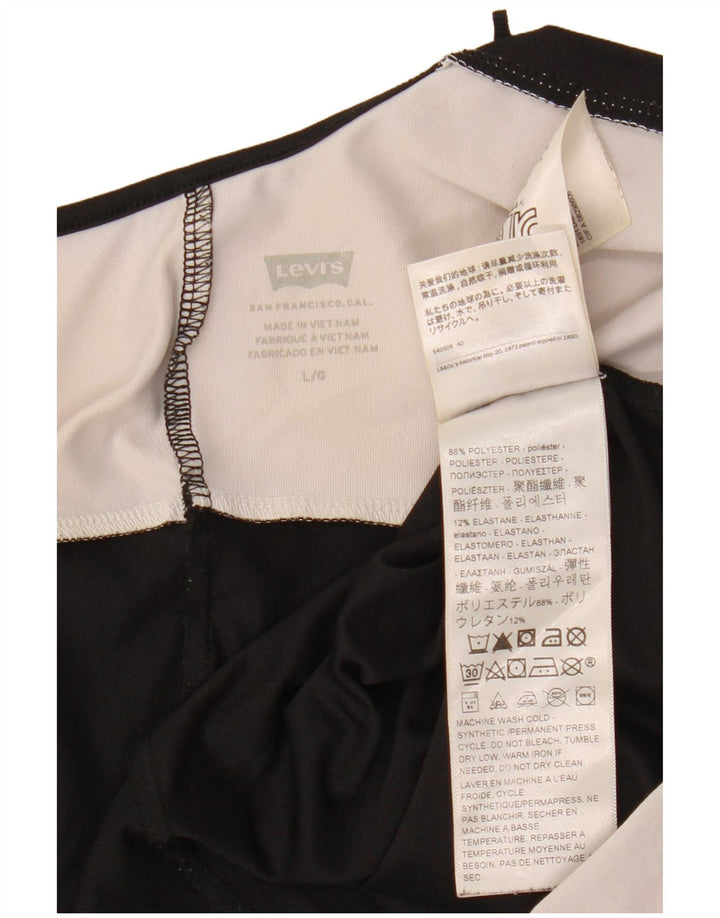 Body fără mâneci cu grafică LEVI'S pentru femei UK 14, mare, negru, bloc de culoare