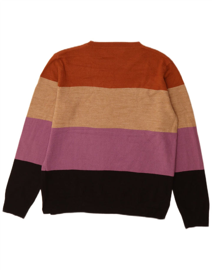 Pulover pentru femei Marks & Spencer cu decolteu triplu UK 12 mediu multicolor