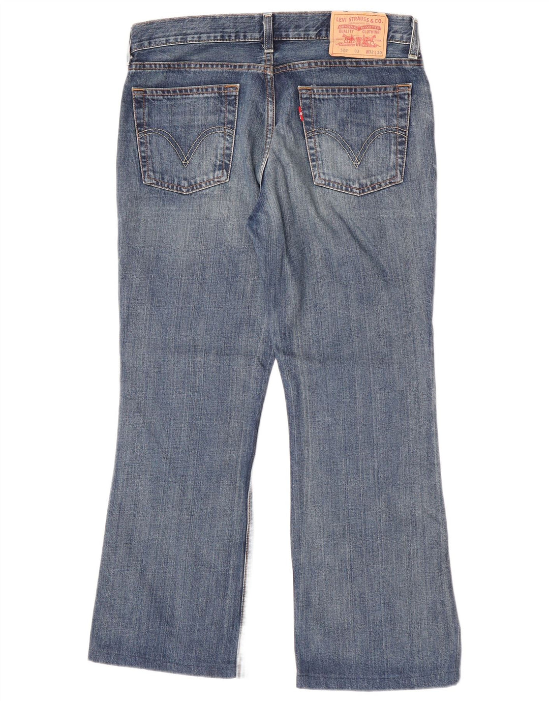 Blugi evazați Levi's pentru femei 529 L32 L27 Bumbac albastru