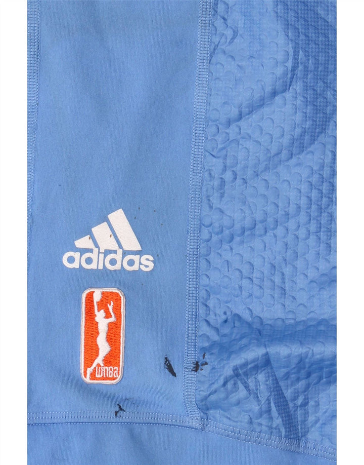 ADIDAS Womens Oilers Tracksuit Top Jacket UK 16 Large Blue Polyester