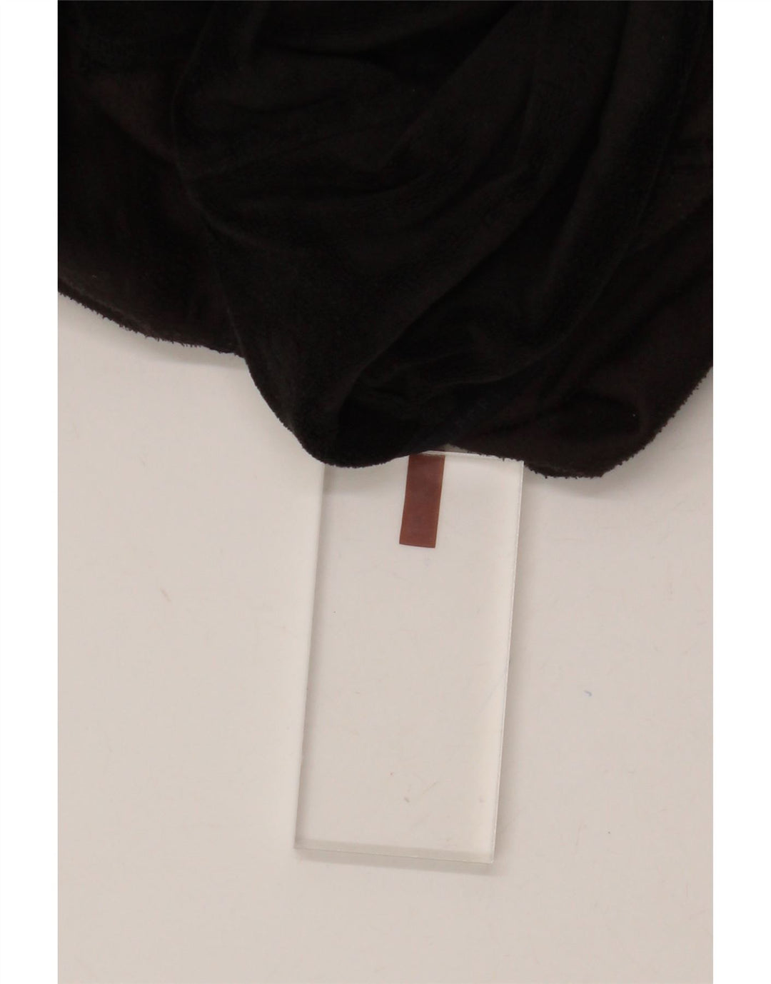 Dkny Top cu glugă din velur supradimensionat pentru femei cu mânecă lungă UK 12 Medium Black