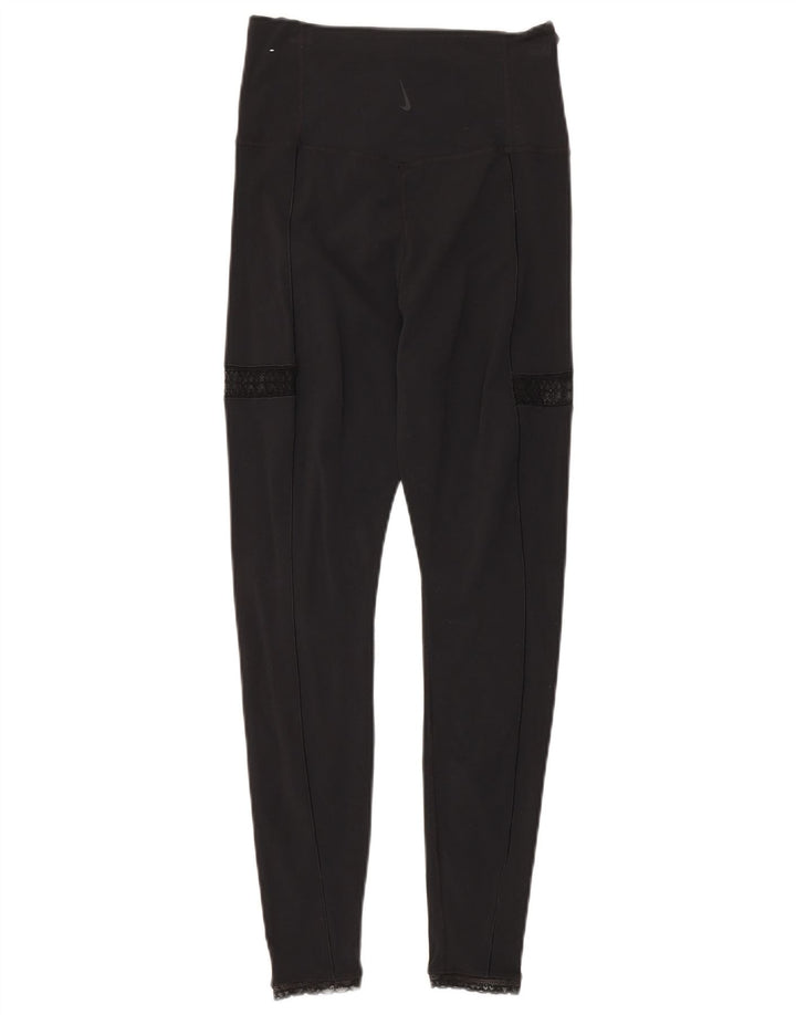 Leggings Nike Dri Fit pentru femei UK 14 Medium Black Nylon