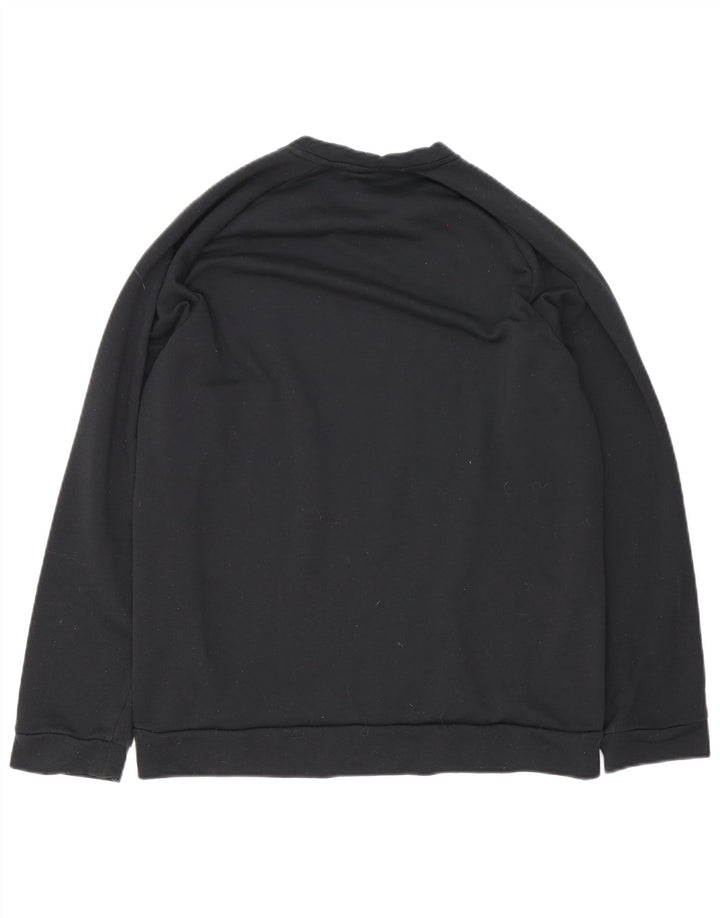 Pulover Nike Dri Fit pentru bărbați, poliester mediu negru