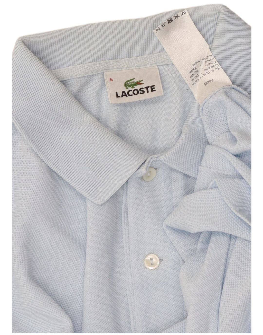 Tricou polo LACOSTE pentru bărbați mărimea 5 mare, albastru, bumbac