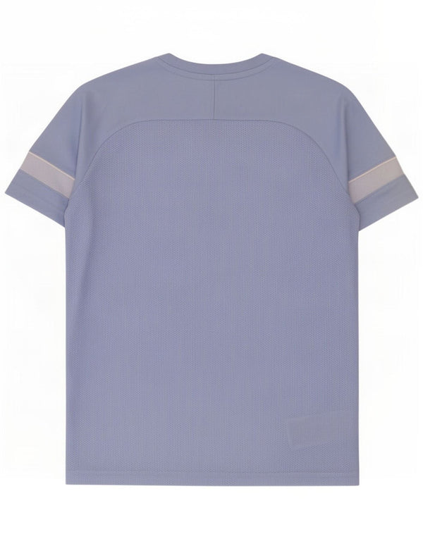 Tricou Nike Dri Fit pentru băieți Top 10-11 ani, albastru mediu, poliester color bloc