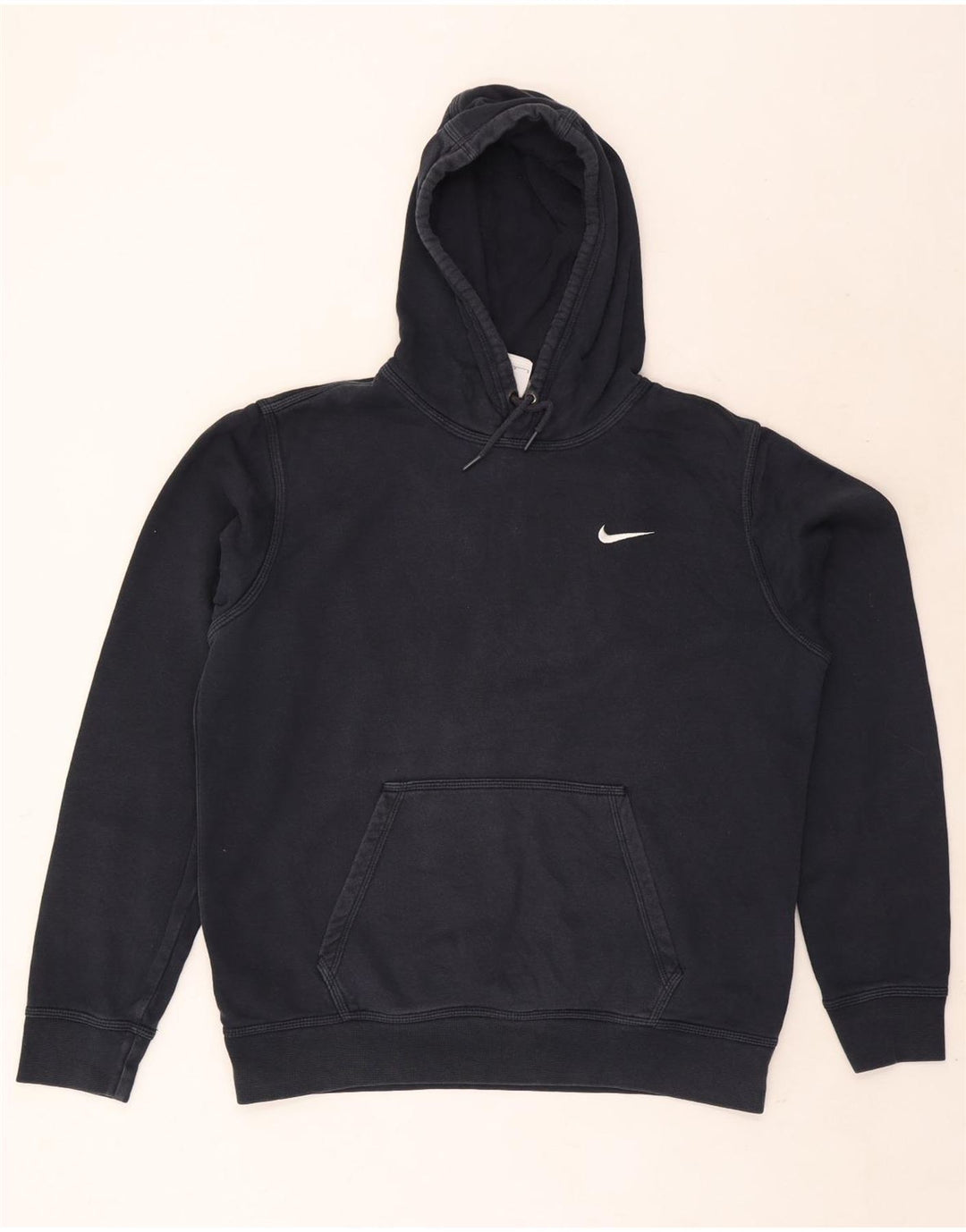 Pulover Nike pentru bărbați cu glugă, mare, albastru, bumbac