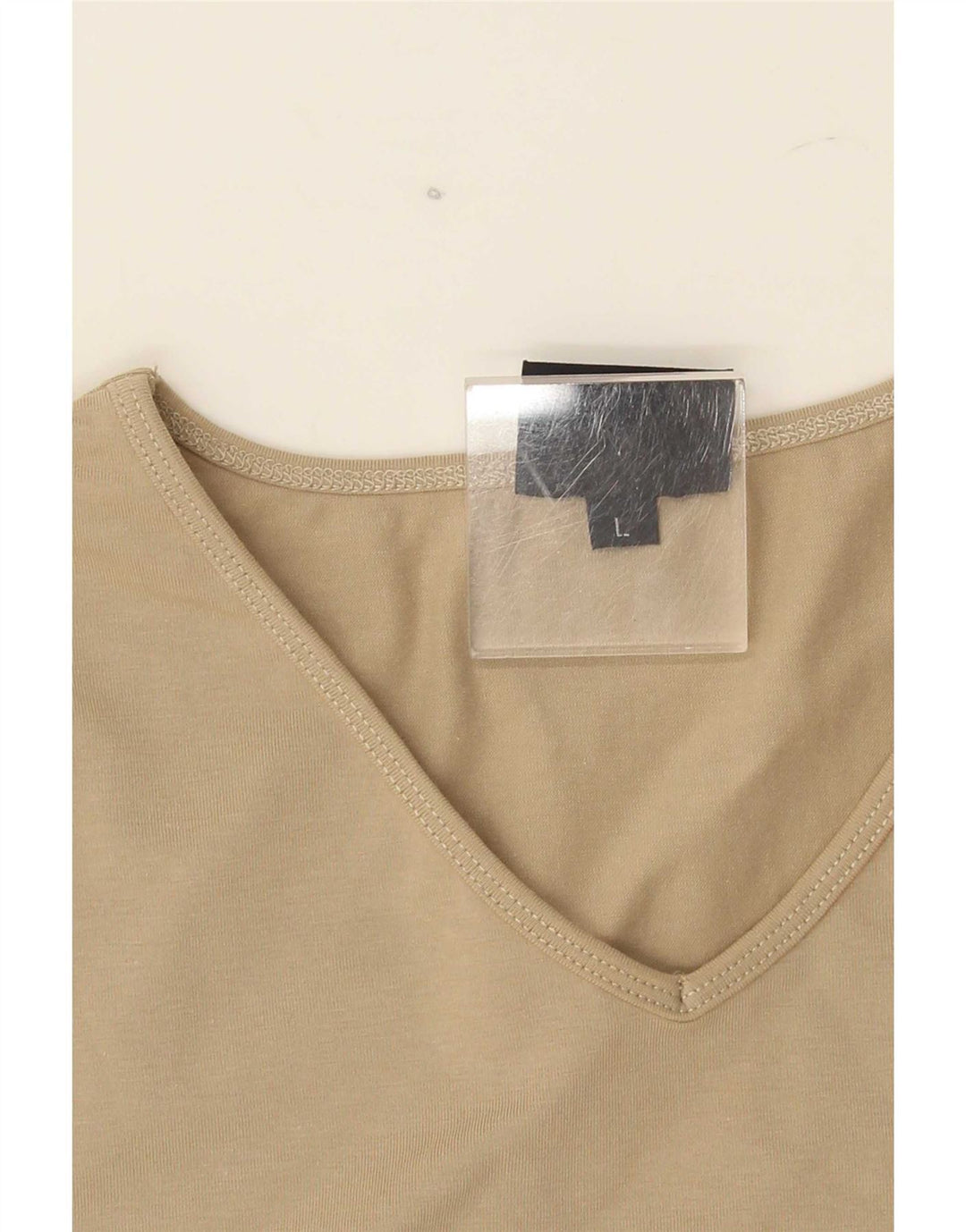 Trussardi Tricou pentru femei Top UK 14 Large Beige