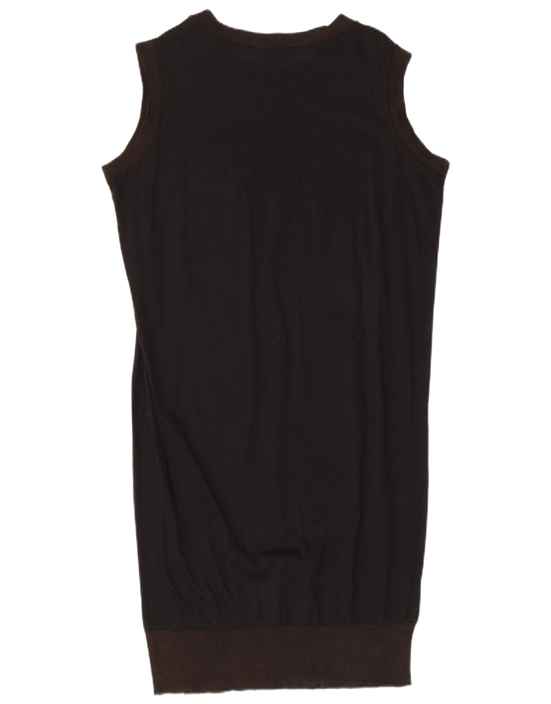 VINTAGE Rochie Bubble fără mâneci pentru femei UK 14 Medium Black