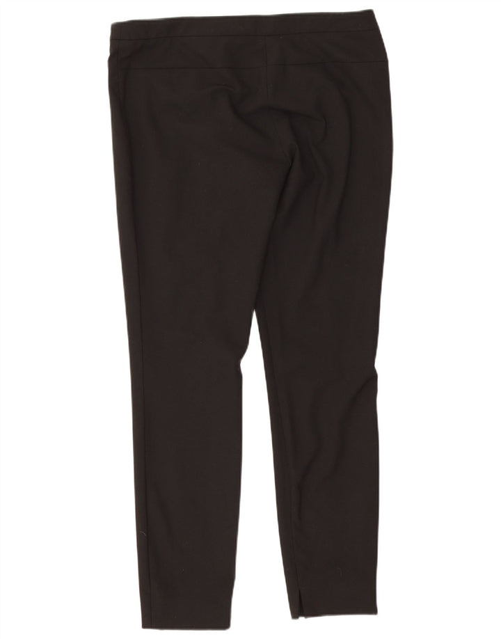 Pantaloni casual slim pentru femei Zara EU 40 Mediu L30 L28 Negru