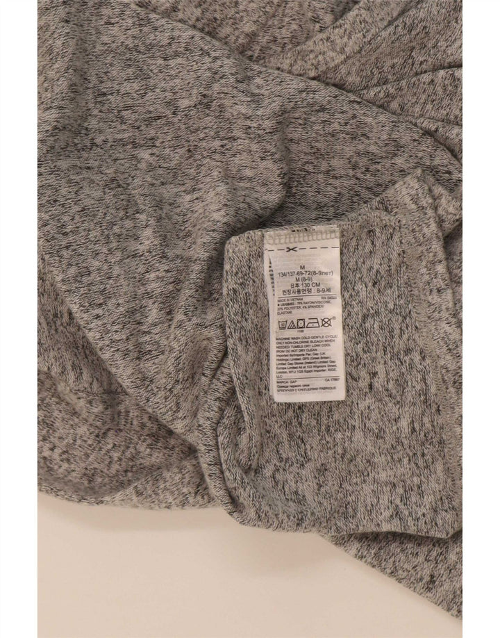 Pulover Cardigan Deschis Fete Gap 8-9 Ani Gri Mediu Rayon