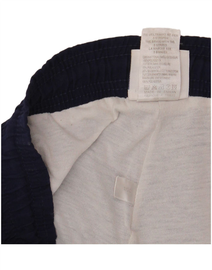 Pantaloni de trening pentru bărbați Adidas Pantaloni de jogging mari, bleumarin, poliester