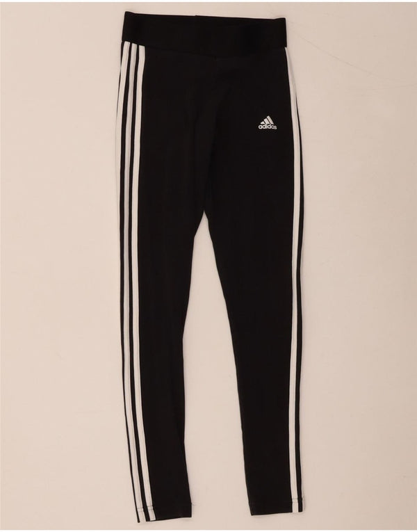 Leggings pentru femei Adidas UK 4/6 XS bumbac negru