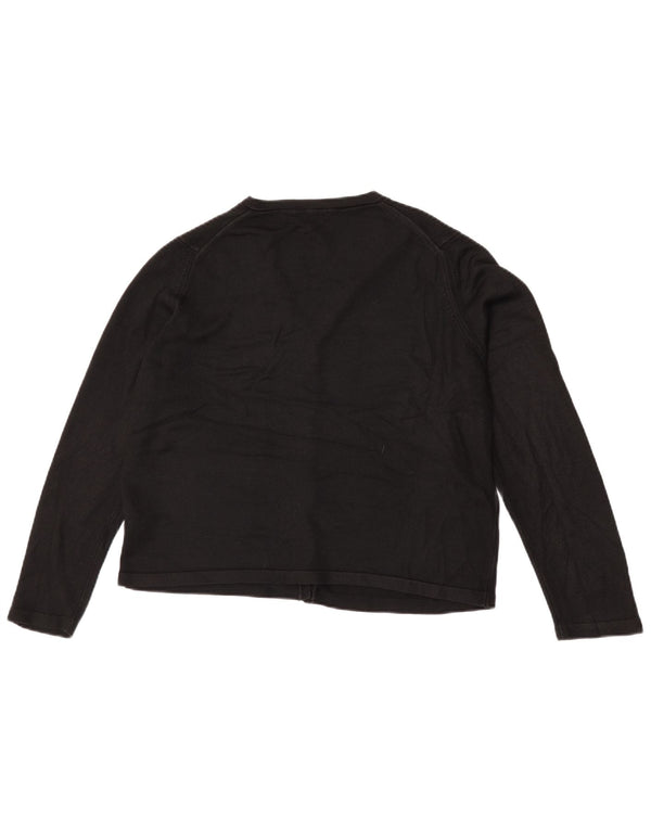 Pulover bolero pentru femei Marks & Spencer UK 20 2XL negru acrilic