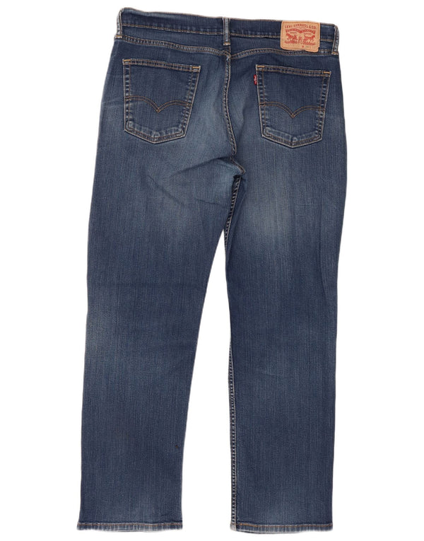 Blugi drepti pentru bărbați Levi's 514 W36 L32 Bumbac albastru