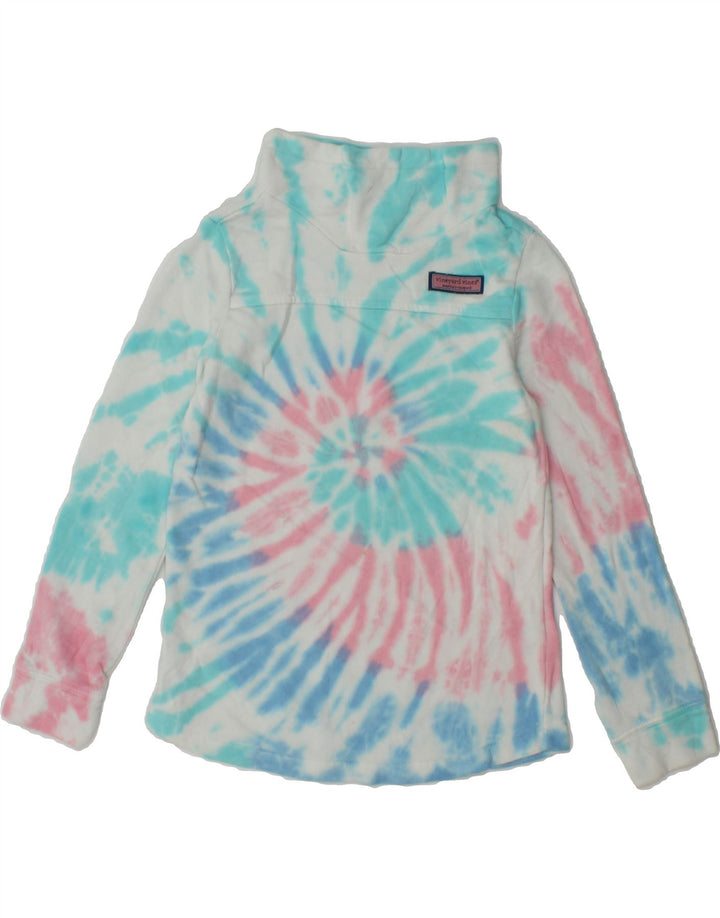 VINEYARD VINES Girls Sweatshirt Jumper 7-8 Years Small Multicoloured Vintage Vineyard Vines and Second-Hand Vineyard Vines from Messina Hembry 