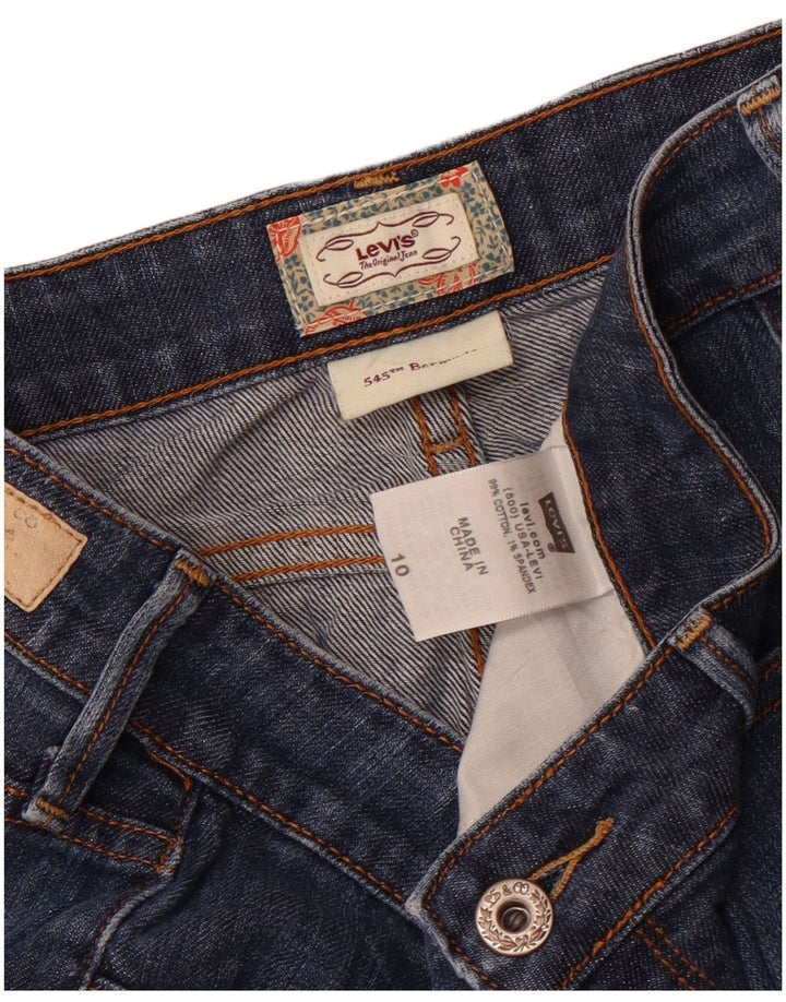 Pantaloni scurți din blugi Levi's 545 Bermuda US 10 Large W34 Blue Bumbac