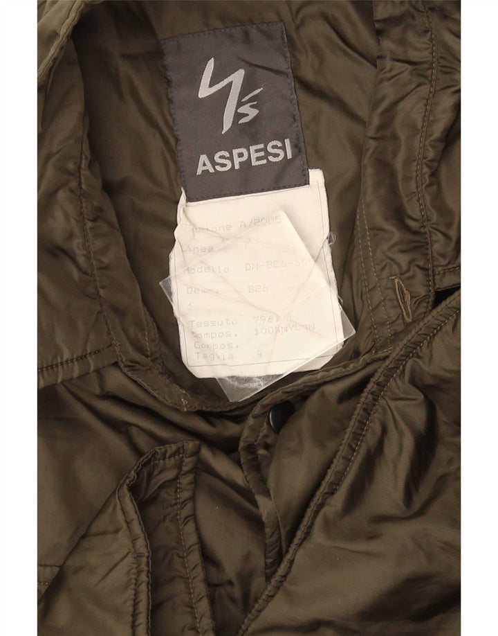 Jachetă militară pentru bărbați Aspesi UK 38 Medium Khaki Nylon