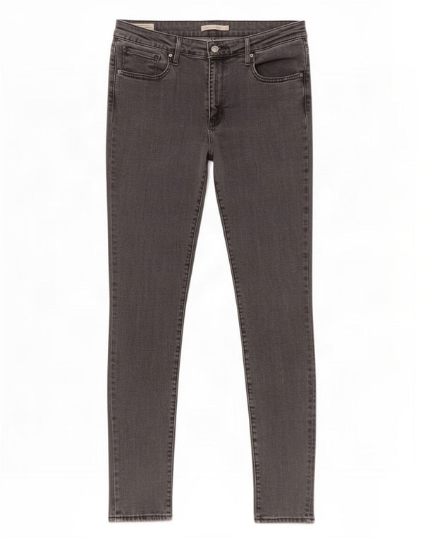Blugi skinny cu talie mare 721 Levi's pentru femei L31 L32 Lyocell gri