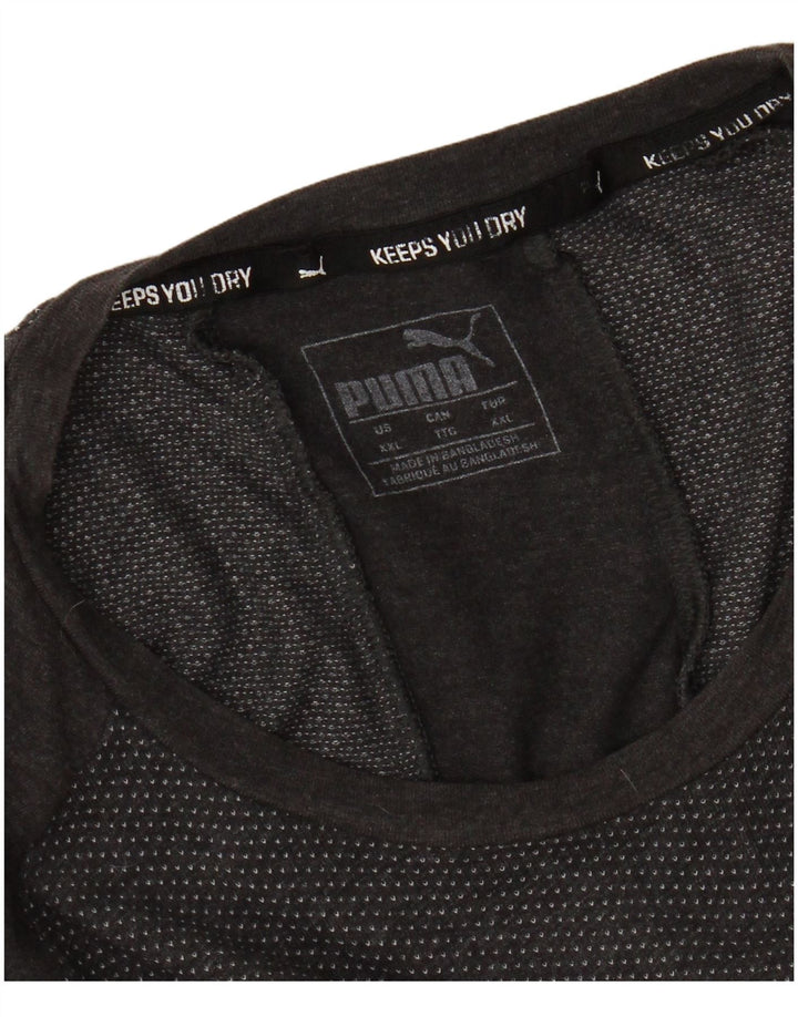 Tricou grafic PUMA pentru bărbați Top 2XL gri Colorblock