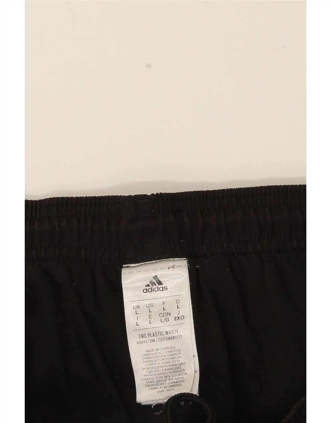 Pantaloni de trening Adidas pentru bărbați, mari, negru, poliester