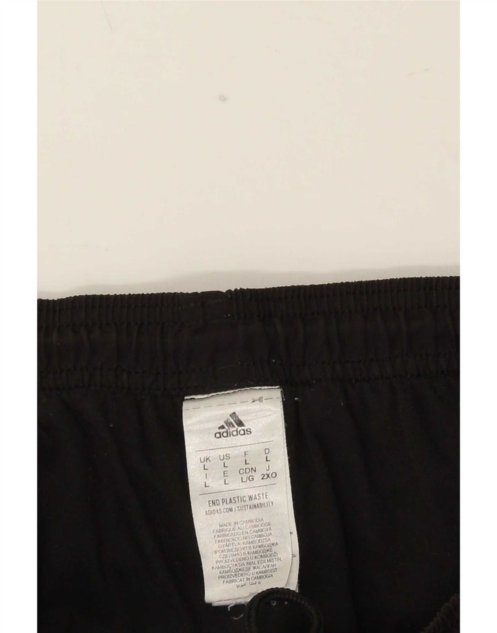 Pantaloni de trening Adidas pentru bărbați, mari, negru, poliester