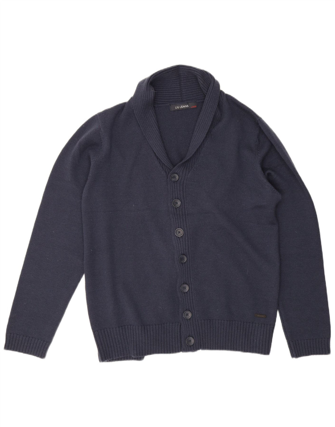 Pulover cardigan bărbați LIU JO XL Lână bleumarin