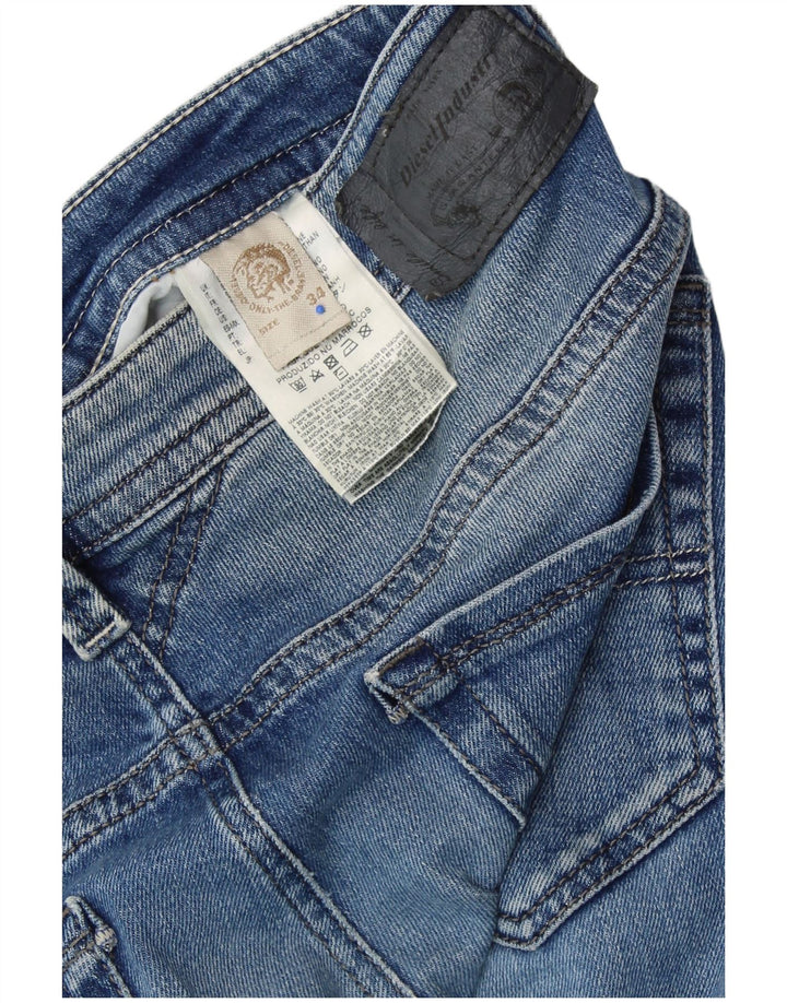 Blugi DIESEL Thavar Slim pentru bărbați W34 L32 Bumbac albastru