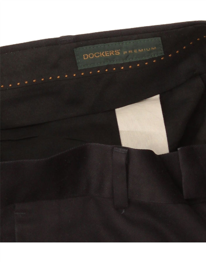 Pantaloni de costum Dockers pentru bărbați L32 L33 bleumarin