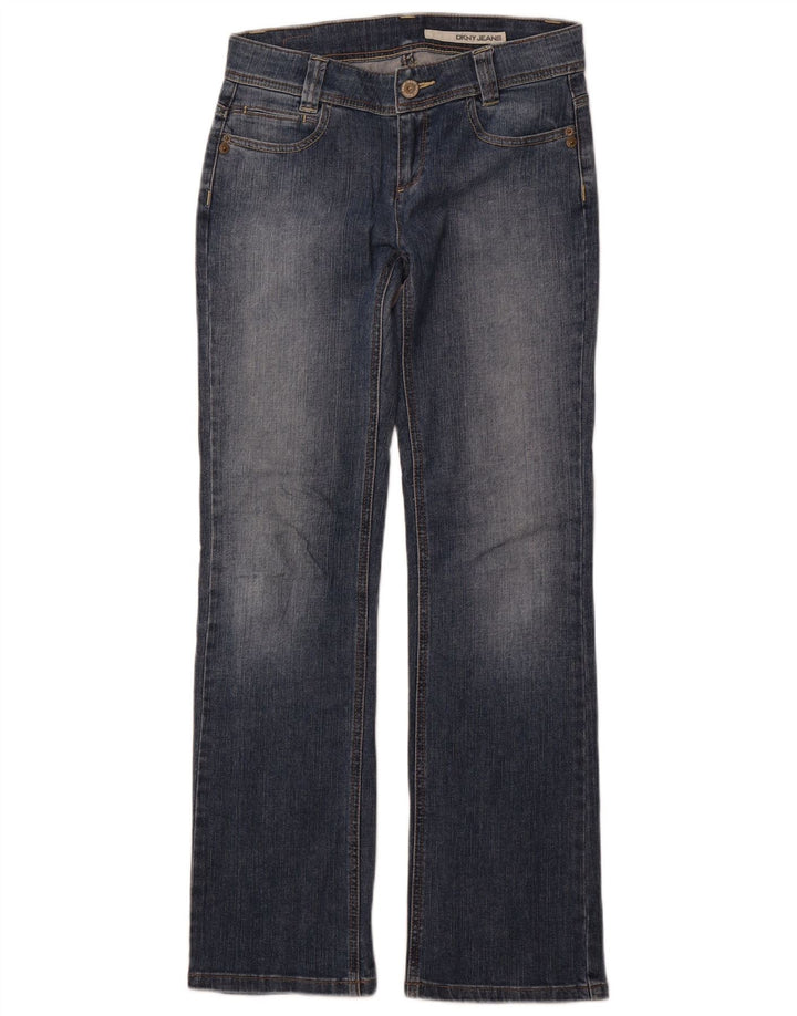 DKNY Blugi drepti pentru femei US 4 Small W28 L31 Blue Bumbac