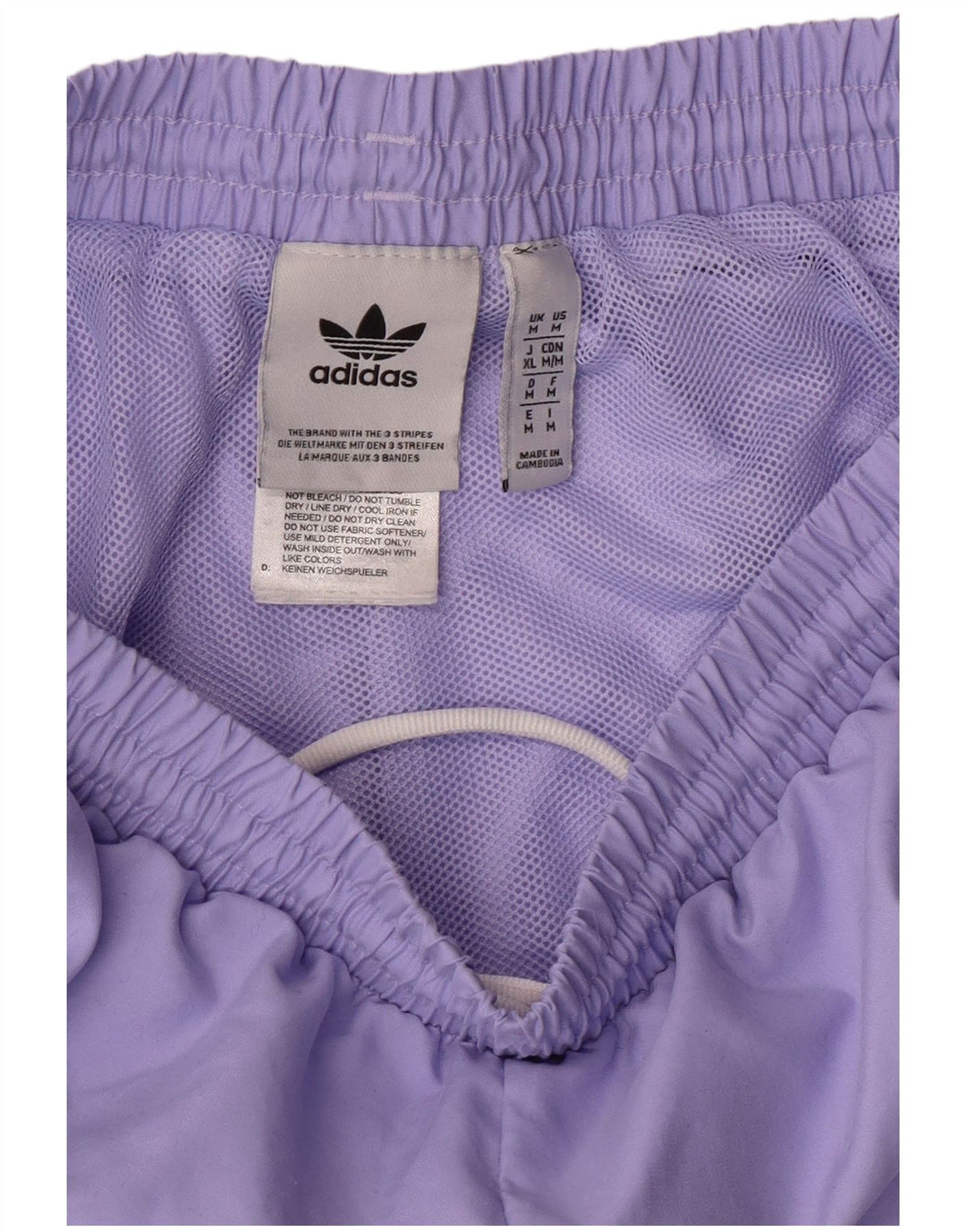 Pantaloni scurți sport ADIDAS pentru bărbați, poliester violet mediu