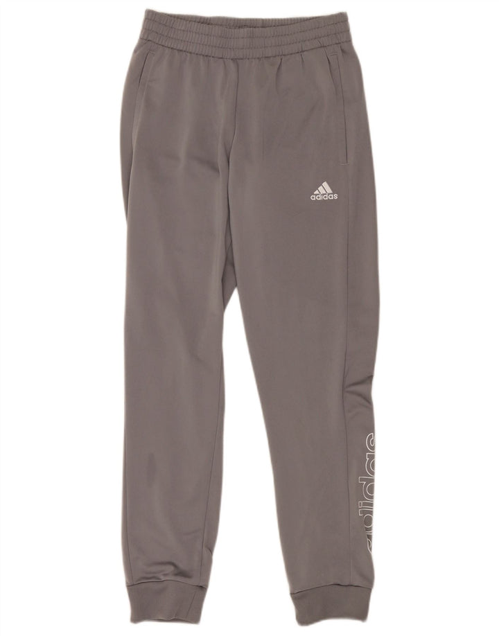 Pantaloni de trening cu grafic pentru bărbați Adidas Pantaloni de jogging Mici, gri, poliester