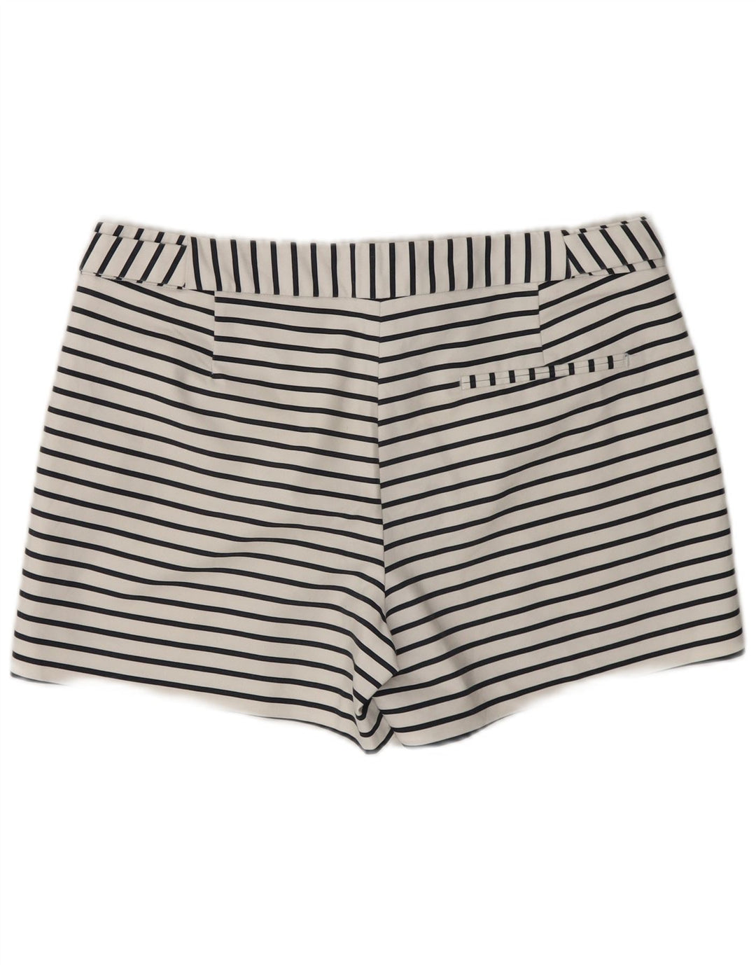 Pantaloni scurți casual pentru femei Zara Medium W28 Bumbac cu dungi albe