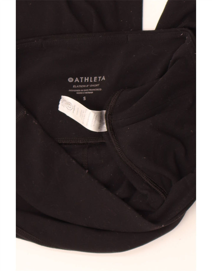Pantaloni scurti sport pentru femei Athleta UK 8 Small Black Nylon